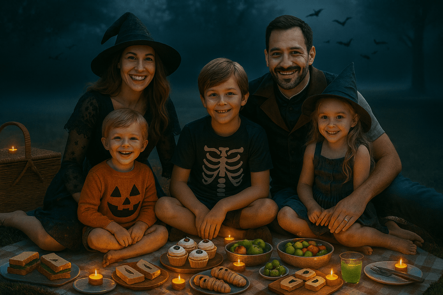 Family photo comparison – after